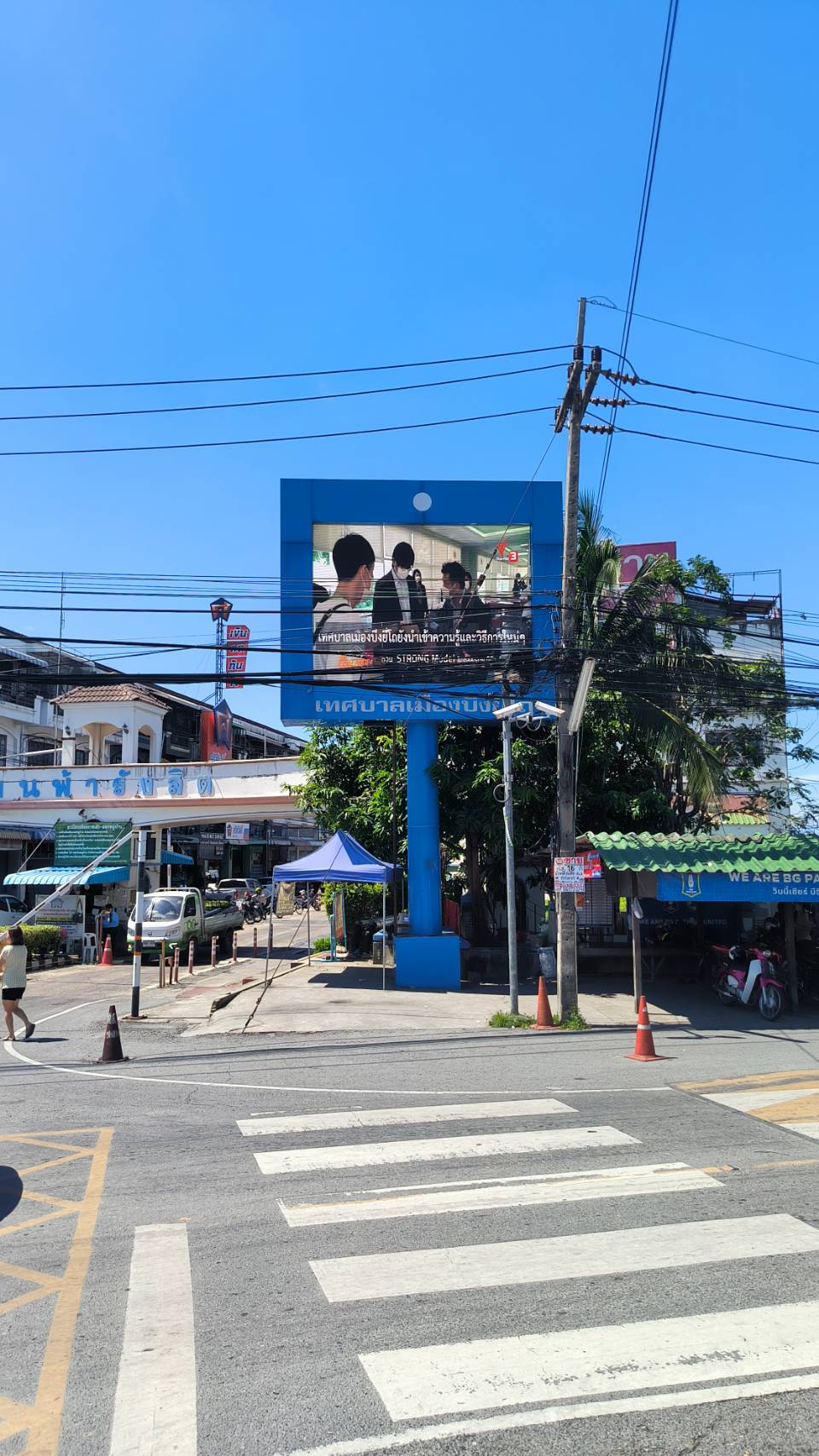 งานซ่อมจอประชาสัมพันธ์ LED