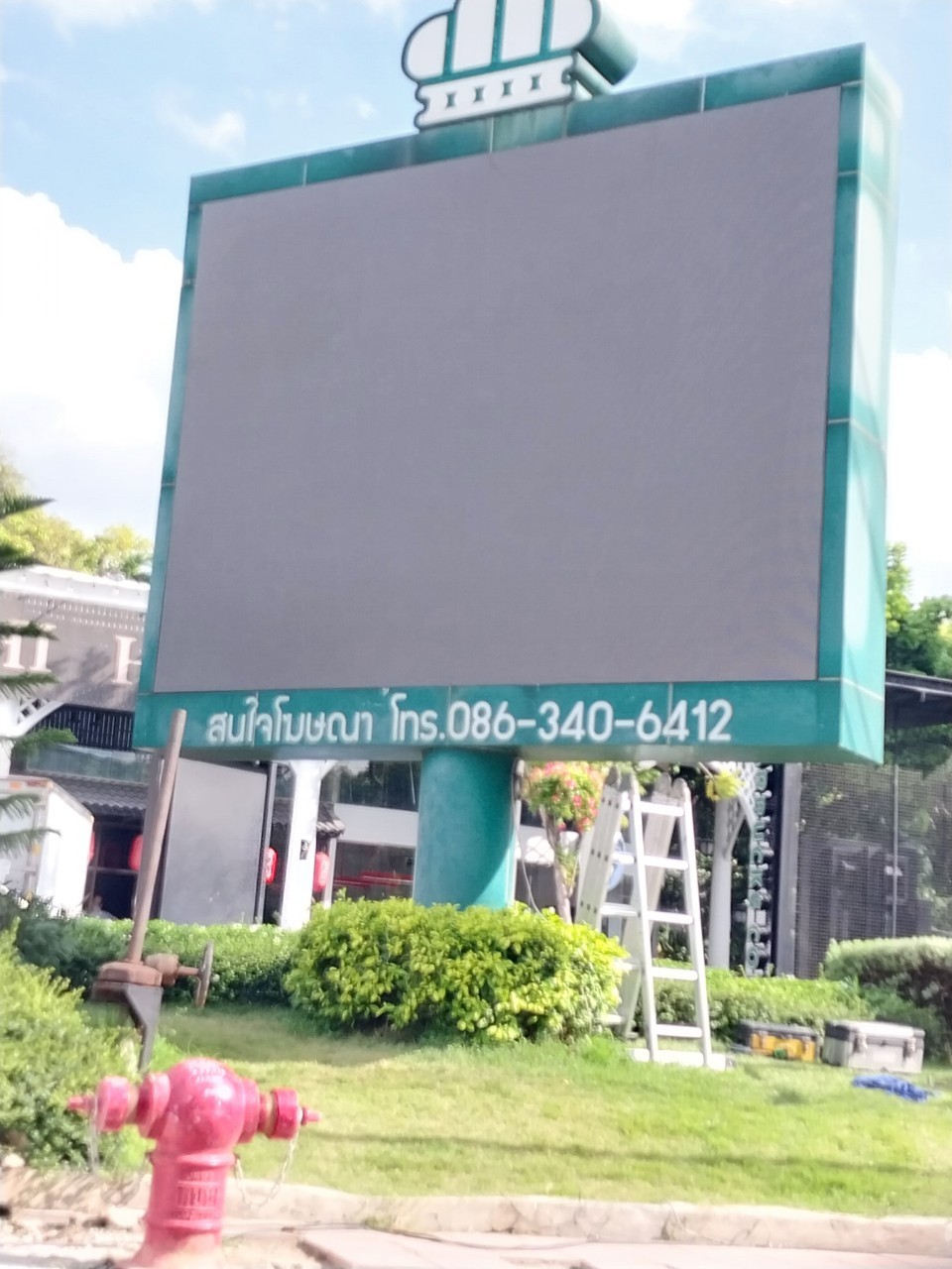 ทำการติดตั้ง LED OUTDOOR P6