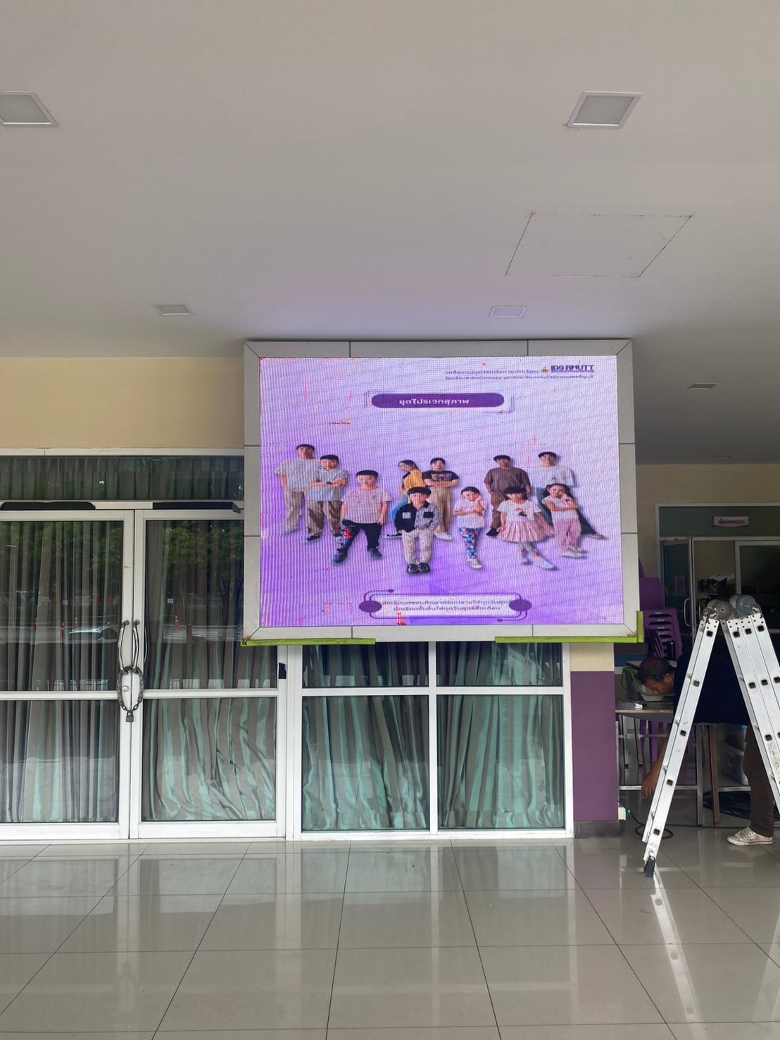 ซ่อมจอประชาสัมพันธ์ LED